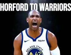 勇士1170万美元签下老将霍福德(dé)启航(háng)，夕阳红战隊(duì)阵容初现